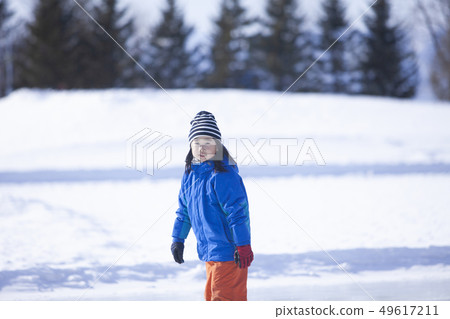 Girl enjoying skating Girl enjoying skating 49617211