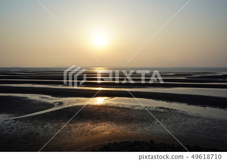 下午美麗的海灘是美麗的下午海岸 49618710