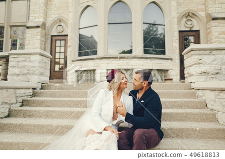 elegant adult couple 49618813