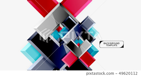 Glossy arrows geometric background Glossy arrows geometric background 49620112