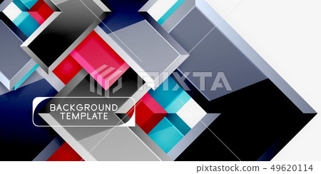 Glossy arrows geometric background Glossy arrows geometric background 49620114