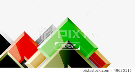 Glossy arrows background Glossy arrows background 49620115