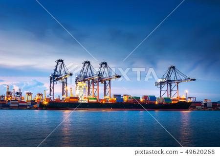 Transportation and Shipping Logistics Loading Dock 49620268