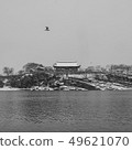 Jinju castle winter snow 49621070