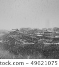 Jinju castle winter snow 49621075