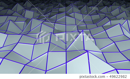 Low polygonal surface, computer generated modern abstract background, 3d render Low polygonal surface, computer generated modern abstract background, 3d render 49622982