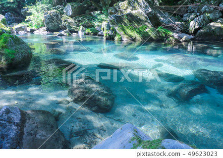 Tributary of the Okawa Falls Segodon opening Kagoshima Prefecture waterfall 49623023