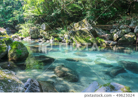 Tributary of the Okawa Falls Segodon opening Kagoshima Prefecture waterfall 49623024