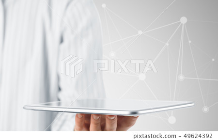 Connection and interaction concept 49624392