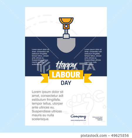 Happy Labour day design with 49625856