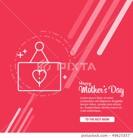 Mother's day greeting card with Mother's day greeting card with 49625857