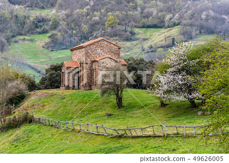 Exterior view of St Christine of Lena church at spring 49626005