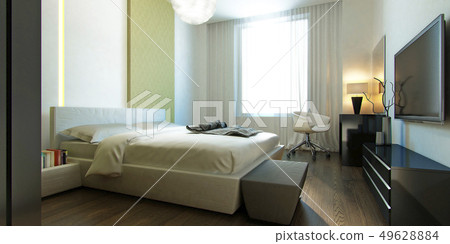 Bedroom modern interior 49628884