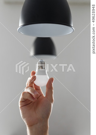 Changing the bulb for led bulb in floor lamp in Changing the bulb for led bulb in floor lamp in 49628948