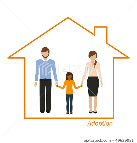adoption of a girl family in a house 49629081