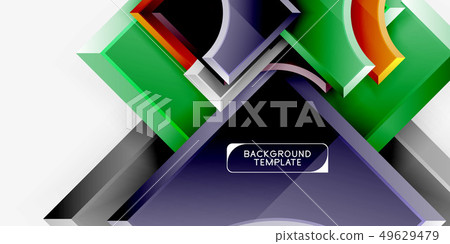 3d futuristic shapes vector abstract background 3d futuristic shapes vector abstract background 49629479