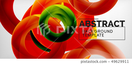 Vector rings abstract background - Stock Illustration [49629911] - PIXTA