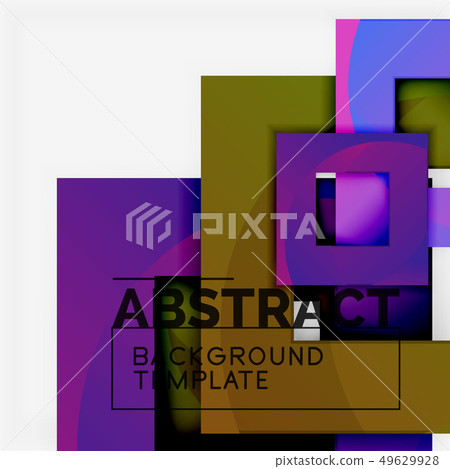Background abstract squares, geometric minimal 49629928
