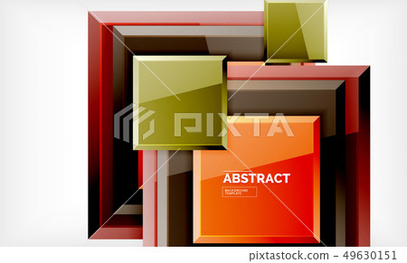Square abstract background, glossy geometric Square abstract background, glossy geometric 49630151
