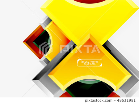 Modern geometrical abstract background 49631981