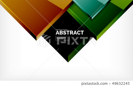 Square geometrical background 49632245