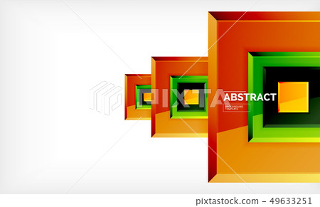 Square geometrical background Square geometrical background 49633251