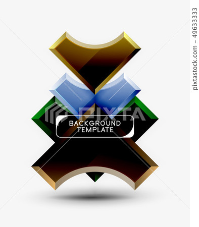 Modern geometrical abstract background Modern geometrical abstract background 49633333