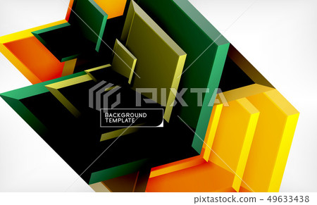 Abstract glossy techno arrows background Abstract glossy techno arrows background 49633438