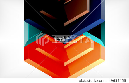 Arrow geometrical abstract background, directional 49633466