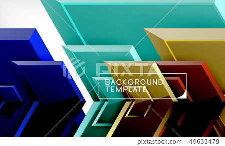 Abstract glossy techno arrows background Abstract glossy techno arrows background 49633479