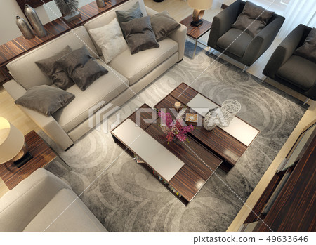 Living room modern style Living room modern style 49633646