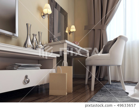 Dressing table in neoclassicism style 49633657