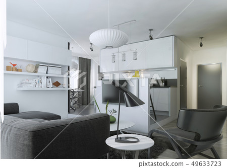 Apartment studio modern style Apartment studio modern style 49633723