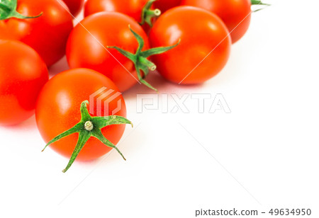 Fresh tomatoe isolated on white background 49634950