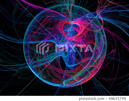 Abstraction of space. The connection and the birth 49635749