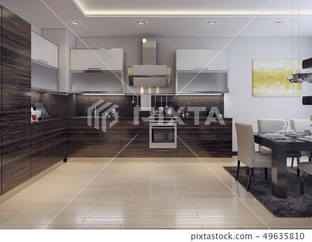 Dining kitchen modern style Dining kitchen modern style 49635810