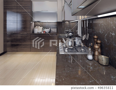 Dining kitchen modern style Dining kitchen modern style 49635811