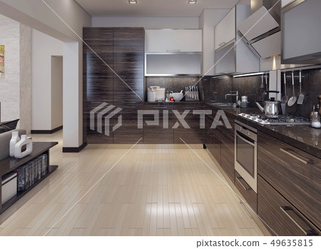 Dining kitchen modern style Dining kitchen modern style 49635815