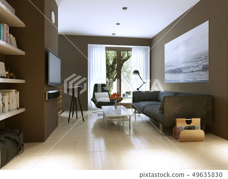 Living room modern style Living room modern style 49635830