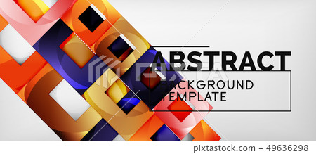 Square background, abstract squares on grey, Square background, abstract squares on grey, 49636298
