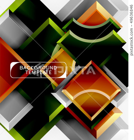 Geometric shapes abstract background Geometric shapes abstract background 49636846