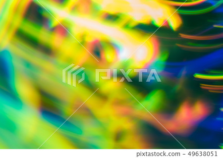blurred wavy lines motion defocused neon lights 49638051
