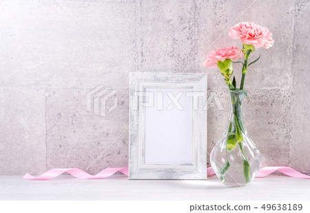 母親節康乃馨Yasuno Kaoru花瓶康乃馨清水模仿樣機母親節康乃馨 49638189