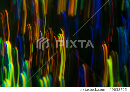 defocused multicolor lines blur glow lights 49638725