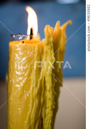 The light from the burning candles The light from the burning candles 49638981