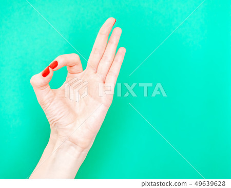 The A-Ok Hand Sign is signify that everything s going just fine. This is the perfect hand gesture to 49639628