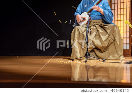 青森縣五所川原市津輕三味廳的三味線表演 青森縣五所川原市津輕三味廳的三味線表演 49640143