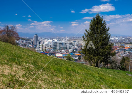 Spring Tama City Tokyo Metropolitan Sakuragaoka Park Yuhinooka Spring Tama City Tokyo Metropolitan Sakuragaoka Park Yuhinooka 49640867