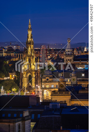 Edinburgh sunset Edinburgh sunset 49642497