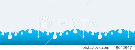 Creative illustration of flow and drip of milk. Creative illustration of flow and drip of milk. 49643947